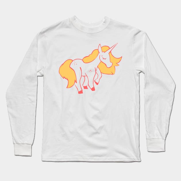 Unicorn Color of Mystery Long Sleeve T-Shirt by sky665